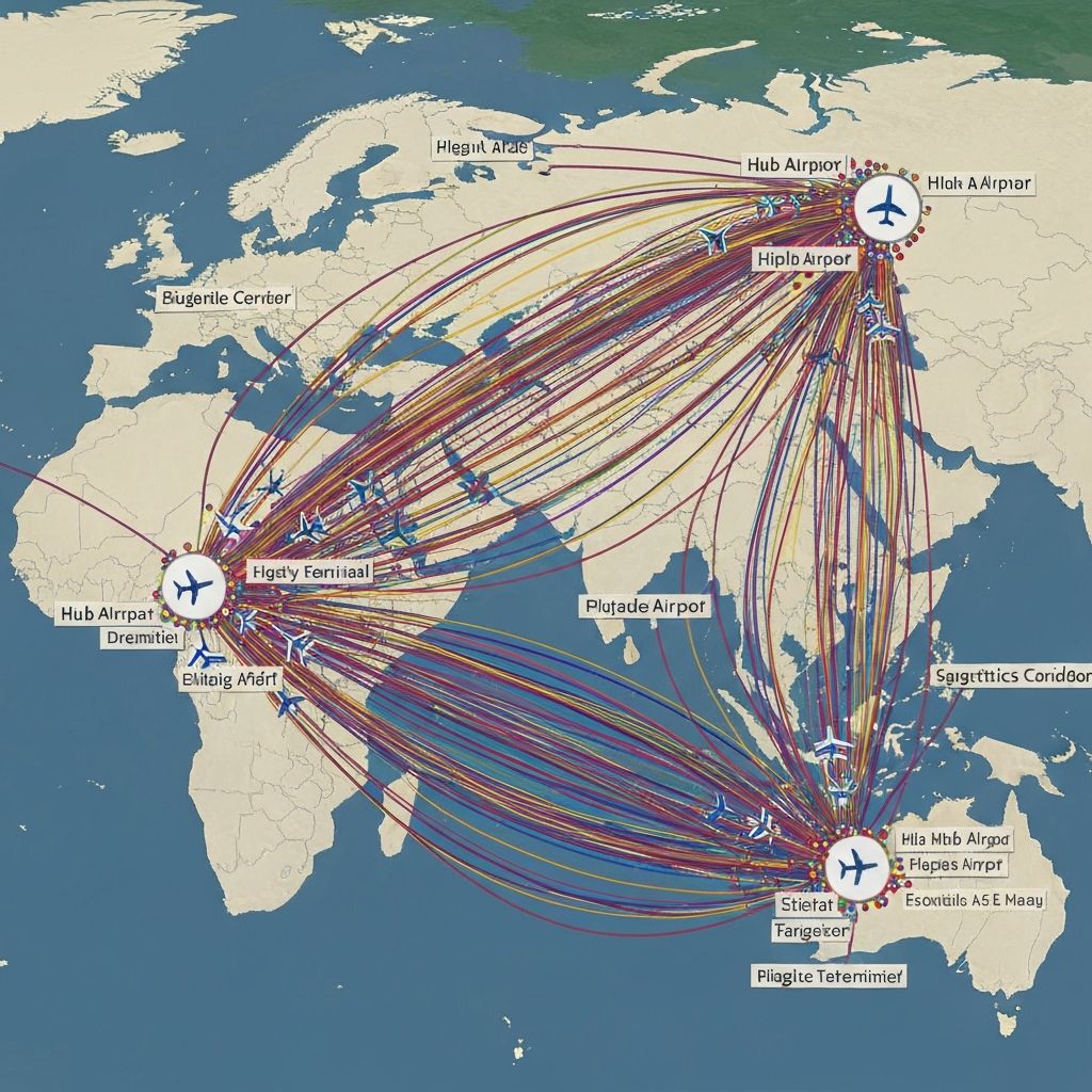 Corridor network map